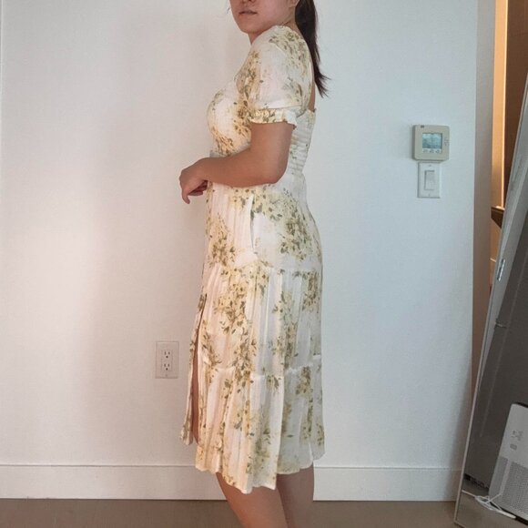 ABERCROMBIE & FITCH - Floral Midi Dress (Size S) - Picture 4 of 5